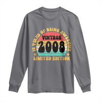 18th Birthday Long Sleeve Shirt Vintage 18yr 2008 Limited Edition 18 Year Old Gift