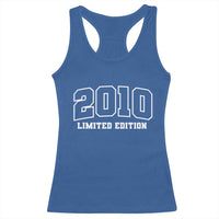 Vintage 2010 Limited Edition Racerback Tank Top 16 Year Old Gift Retro Varsity 16th Birthday