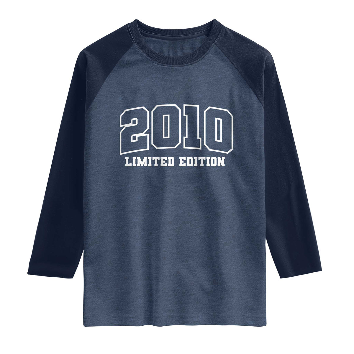 Vintage 2010 Limited Edition Raglan Shirt 16 Year Old Gift Retro Varsity 16th Birthday