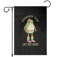 Funny Frog LGBTQ Garden Flag Misgenderin Folks Aint Very Cowboy Pride Rainbow