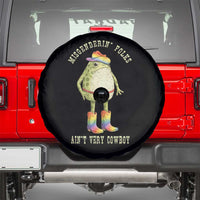 Funny Frog LGBTQ Spare Tire Cover Misgenderin Folks Aint Very Cowboy Pride Rainbow