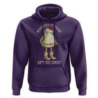 Funny Frog LGBTQ Hoodie Misgenderin Folks Aint Very Cowboy Pride Rainbow