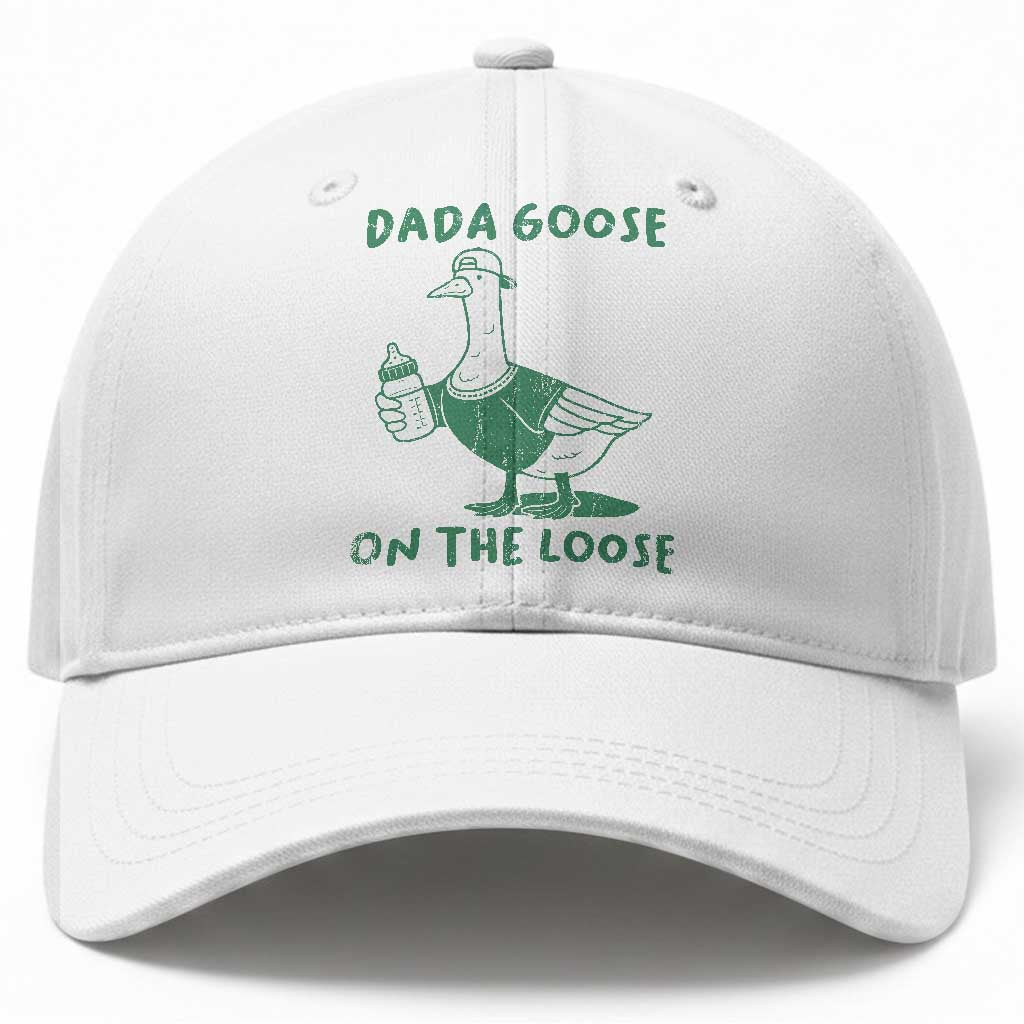 Silly Goose Dad Baseball Cap New Dad Pregnancy Announcement Fathers Day