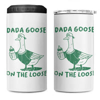 Silly Goose Dad 4 in 1 Can Cooler Tumbler New Dad Pregnancy Announcement Fathers Day