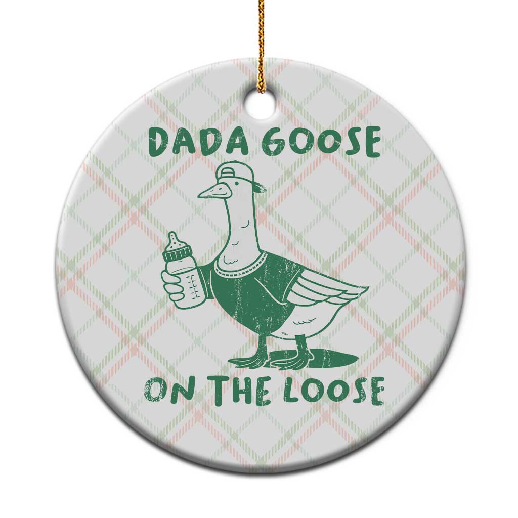 Silly Goose Dad Ceramic Ornament New Dad Pregnancy Announcement Fathers Day
