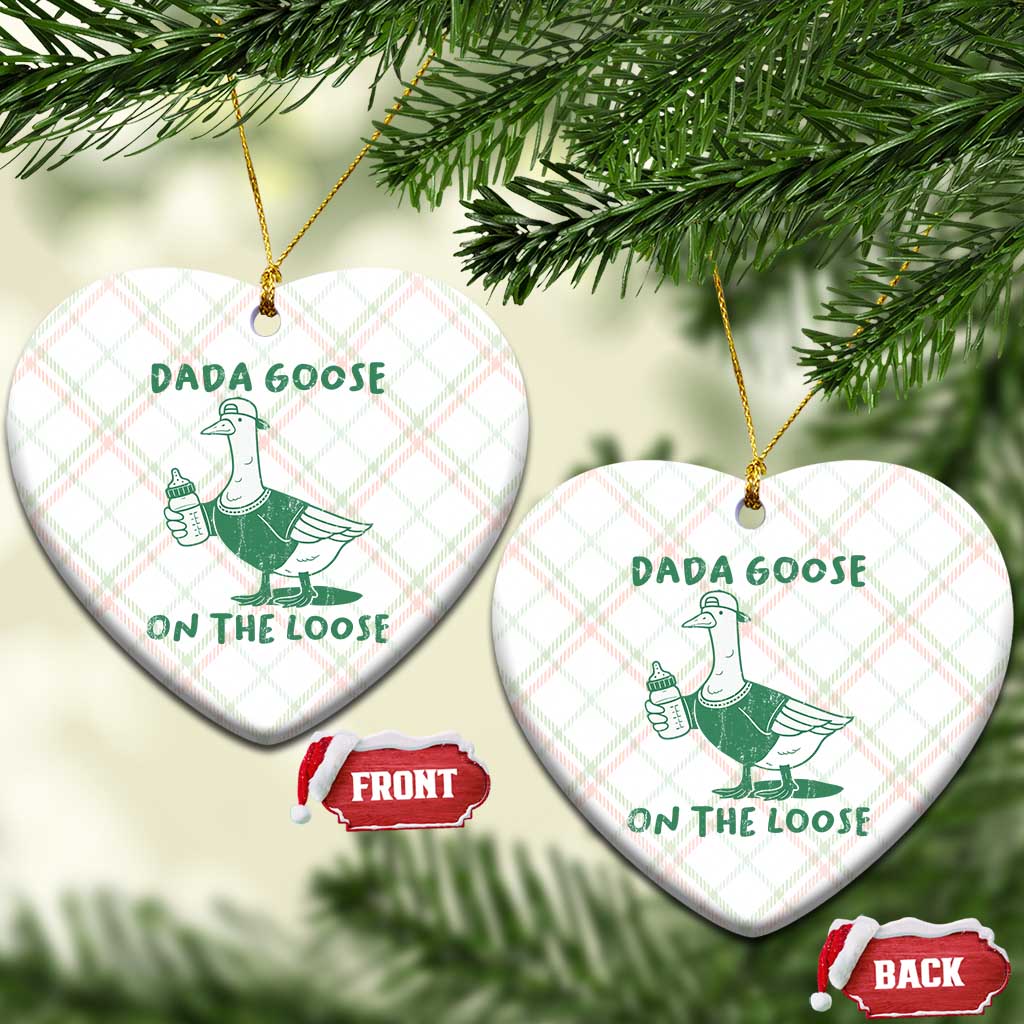 Silly Goose Dad Ceramic Ornament New Dad Pregnancy Announcement Fathers Day