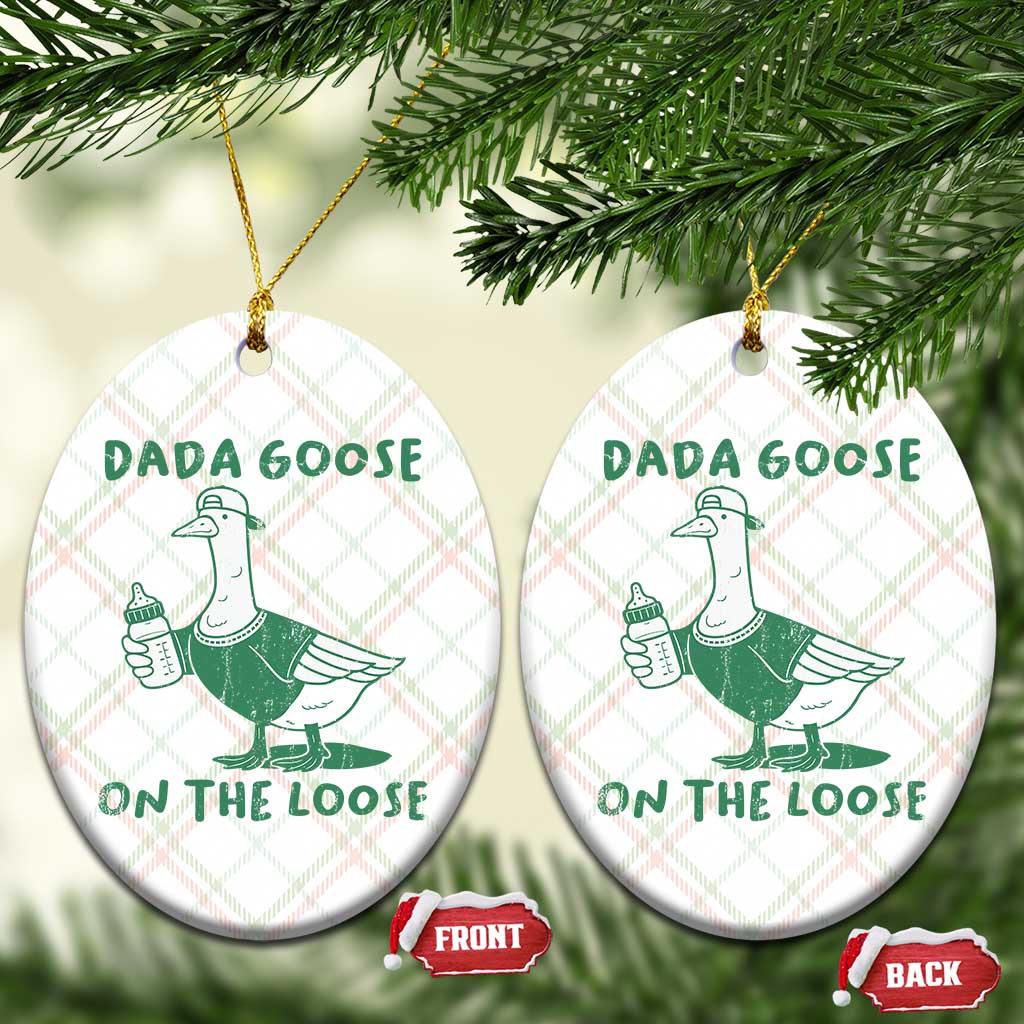 Silly Goose Dad Ceramic Ornament New Dad Pregnancy Announcement Fathers Day