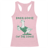 Silly Goose Dad Racerback Tank Top New Dad Pregnancy Announcement Fathers Day
