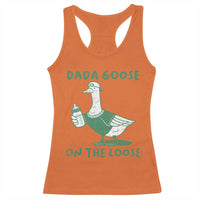 Silly Goose Dad Racerback Tank Top New Dad Pregnancy Announcement Fathers Day
