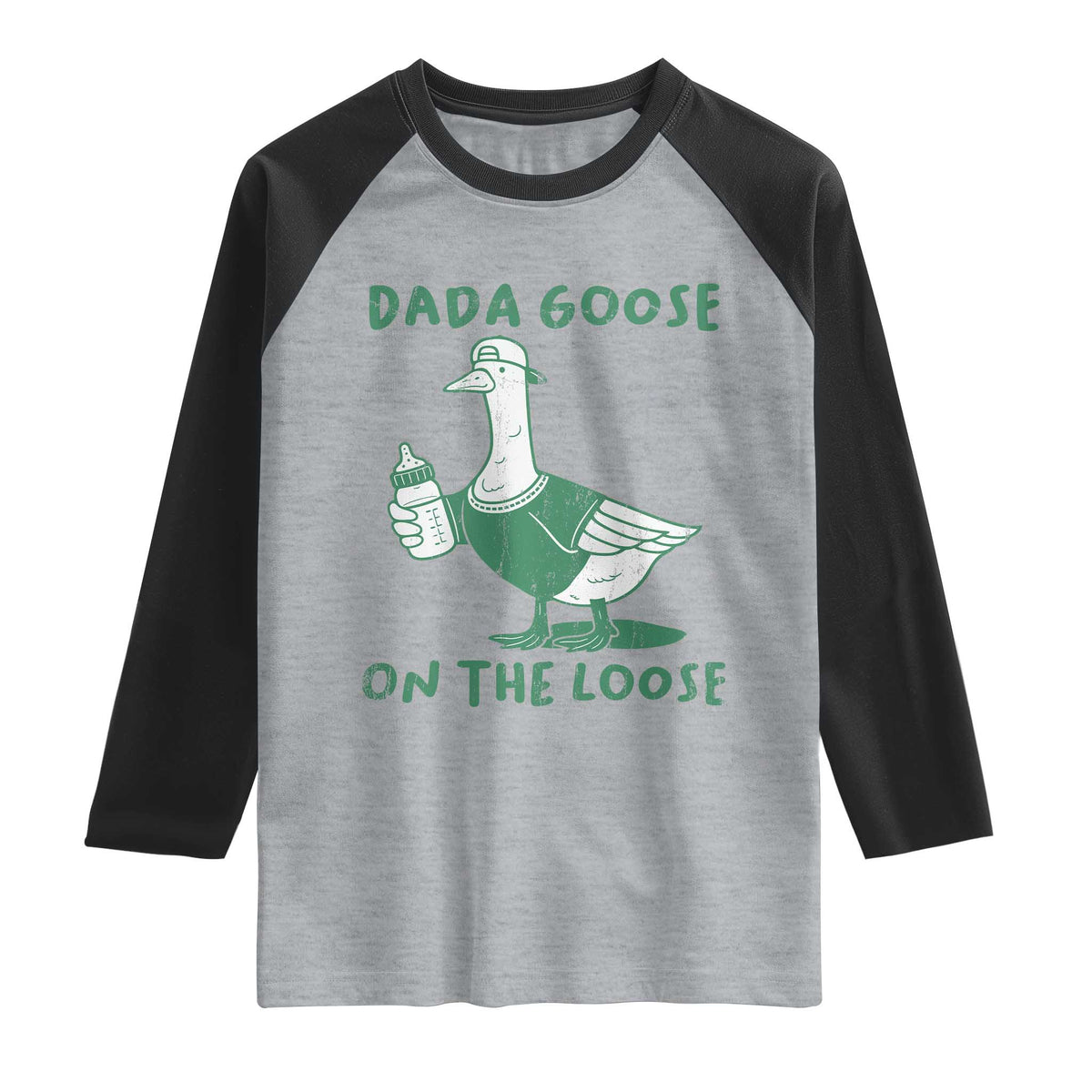Silly Goose Dad Raglan Shirt New Dad Pregnancy Announcement Fathers Day