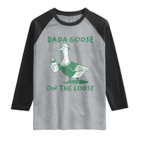 Silly Goose Dad Raglan Shirt New Dad Pregnancy Announcement Fathers Day