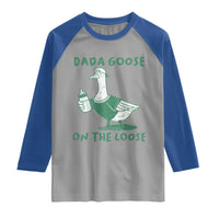 Silly Goose Dad Raglan Shirt New Dad Pregnancy Announcement Fathers Day