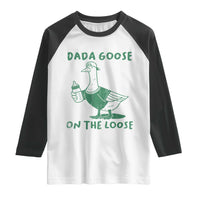 Silly Goose Dad Raglan Shirt New Dad Pregnancy Announcement Fathers Day