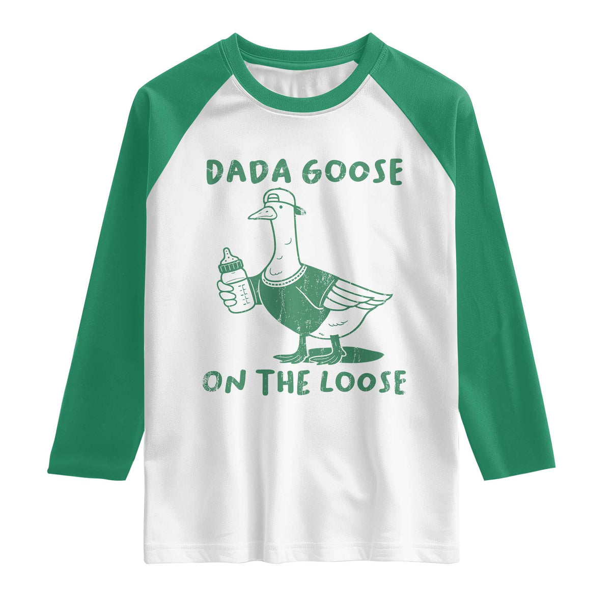 Silly Goose Dad Raglan Shirt New Dad Pregnancy Announcement Fathers Day