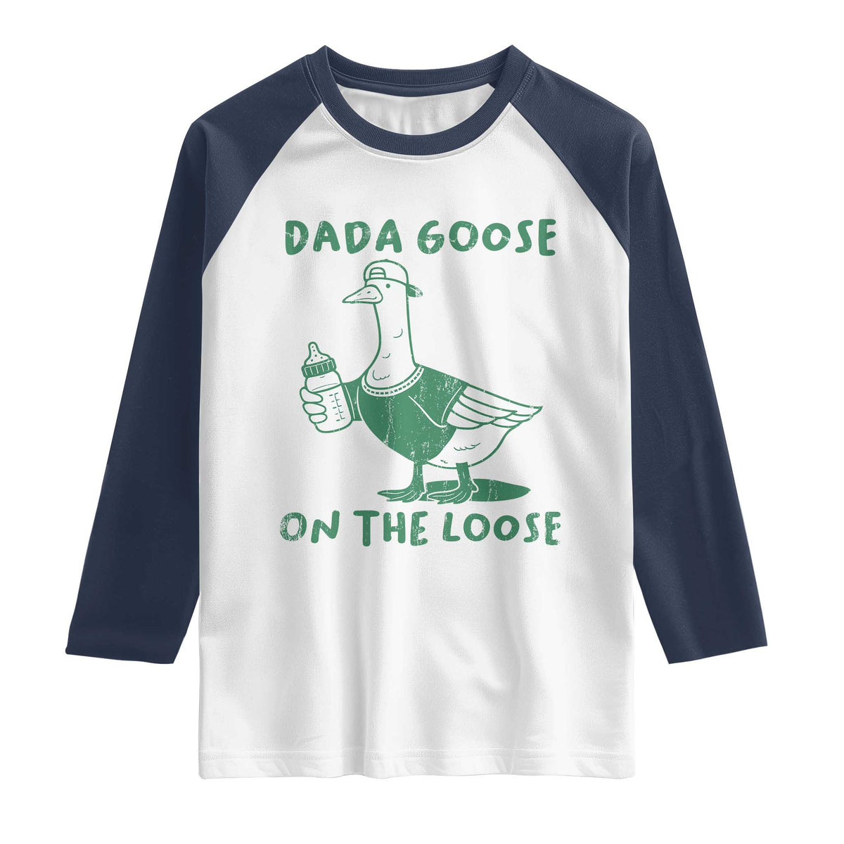 Silly Goose Dad Raglan Shirt New Dad Pregnancy Announcement Fathers Day
