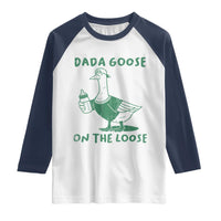 Silly Goose Dad Raglan Shirt New Dad Pregnancy Announcement Fathers Day