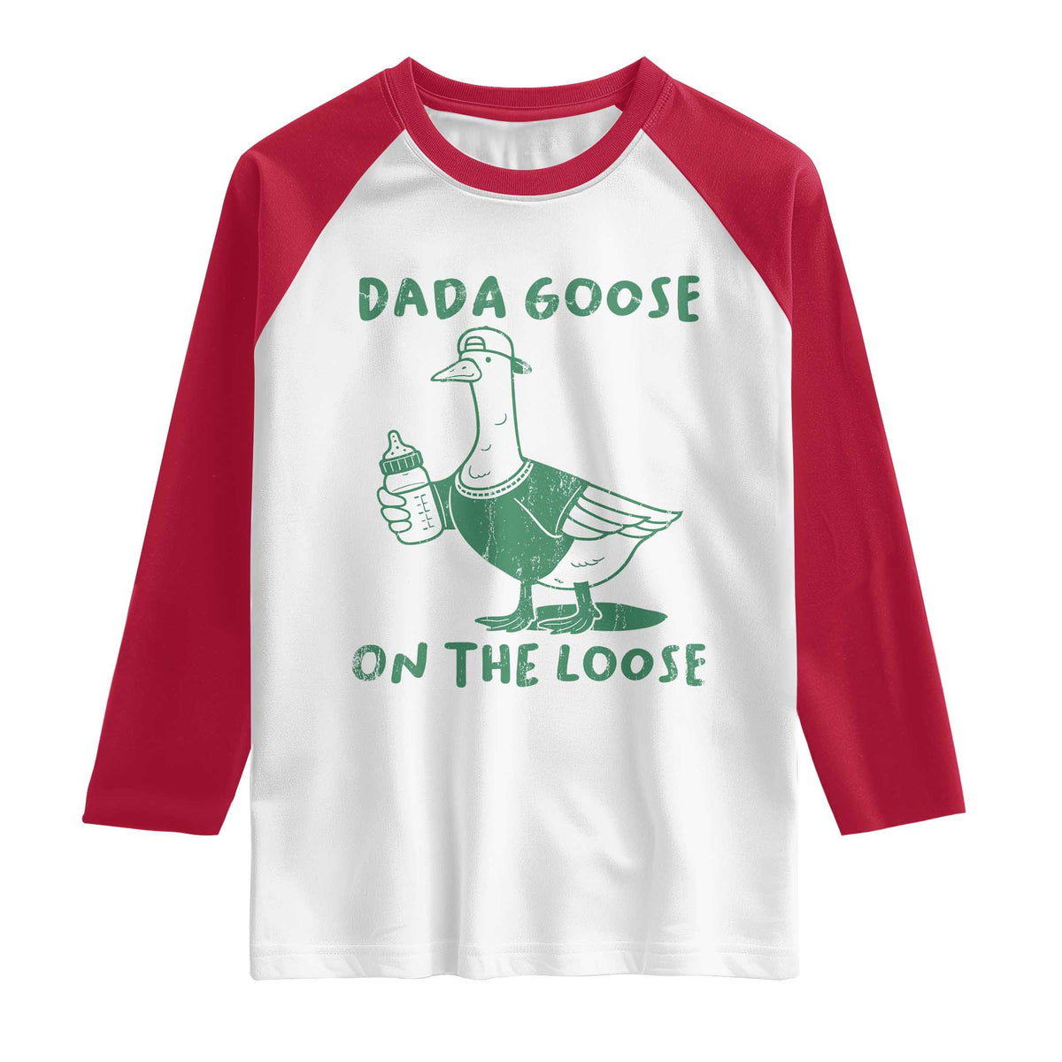 Silly Goose Dad Raglan Shirt New Dad Pregnancy Announcement Fathers Day
