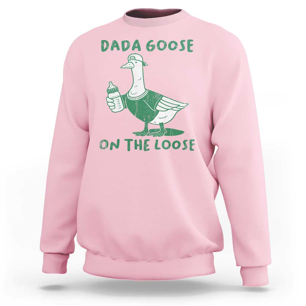 Silly Goose Dad Sweatshirt New Dad Pregnancy Announcement Fathers Day