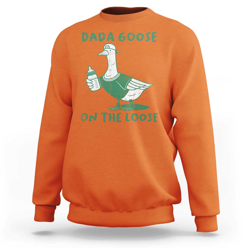 Silly Goose Dad Sweatshirt New Dad Pregnancy Announcement Fathers Day