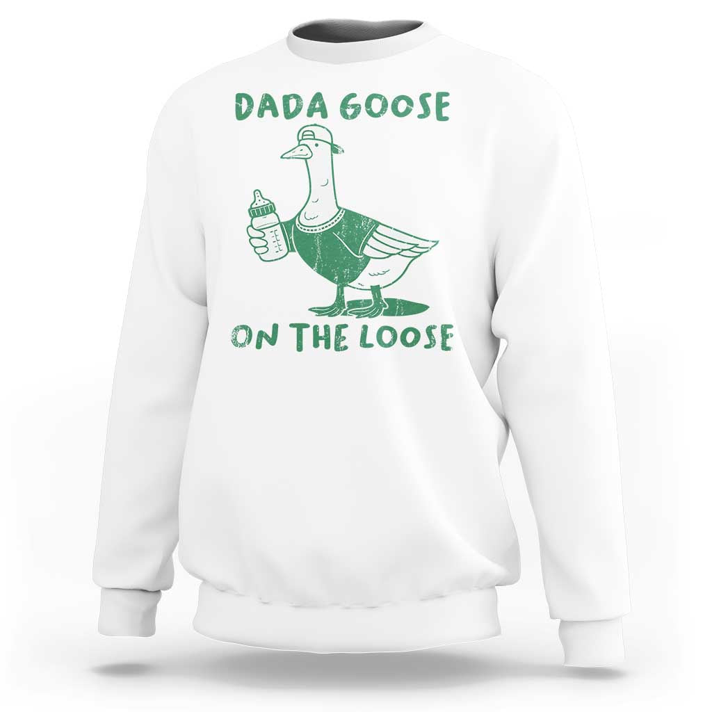 Silly Goose Dad Sweatshirt New Dad Pregnancy Announcement Fathers Day