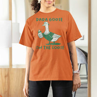 Silly Goose Dad T Shirt For Women New Dad Pregnancy Announcement Fathers Day