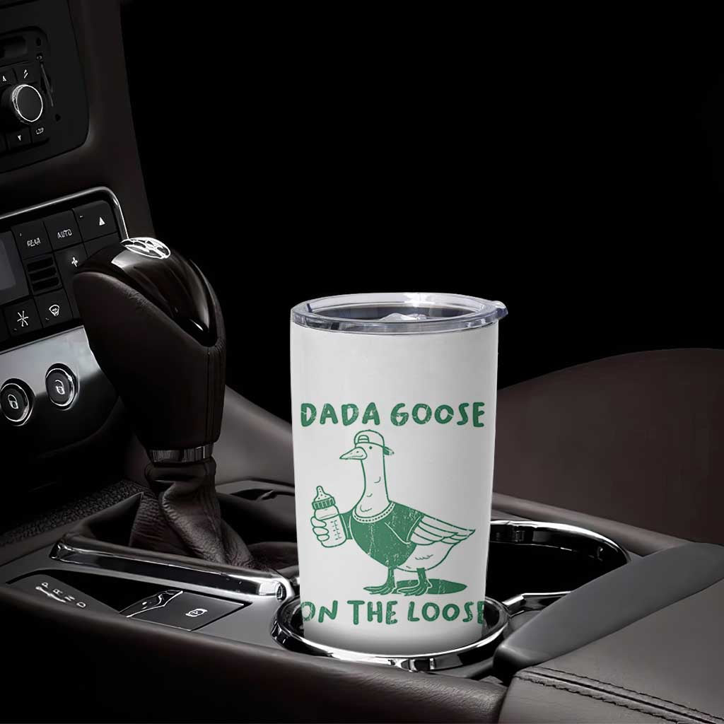 Silly Goose Dad Tumbler Cup New Dad Pregnancy Announcement Fathers Day