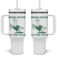 Silly Goose Dad Tumbler With Handle New Dad Pregnancy Announcement Fathers Day