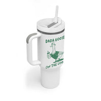 Silly Goose Dad Tumbler With Handle New Dad Pregnancy Announcement Fathers Day