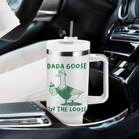 Silly Goose Dad Tumbler With Handle New Dad Pregnancy Announcement Fathers Day