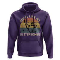 Bonus Dad Hoodie Retro Feral Raccoon Stepdad Gifts From Bonus Son Stepson