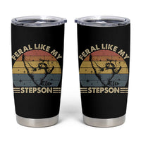 Bonus Dad Tumbler Cup Retro Feral Raccoon Stepdad Gifts From Bonus Son Stepson