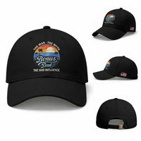 Bonus Dad Baseball Cap The Man Myth Bad Influence Step Dad Fathers Day Gift