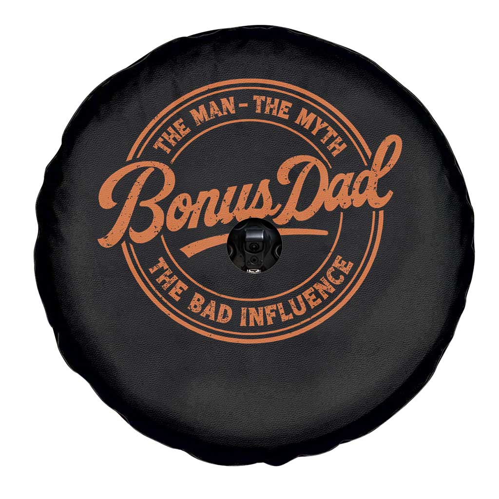 Bonus Dad Spare Tire Cover Vintage The Man Myth Bad Influence Funny Step Dad