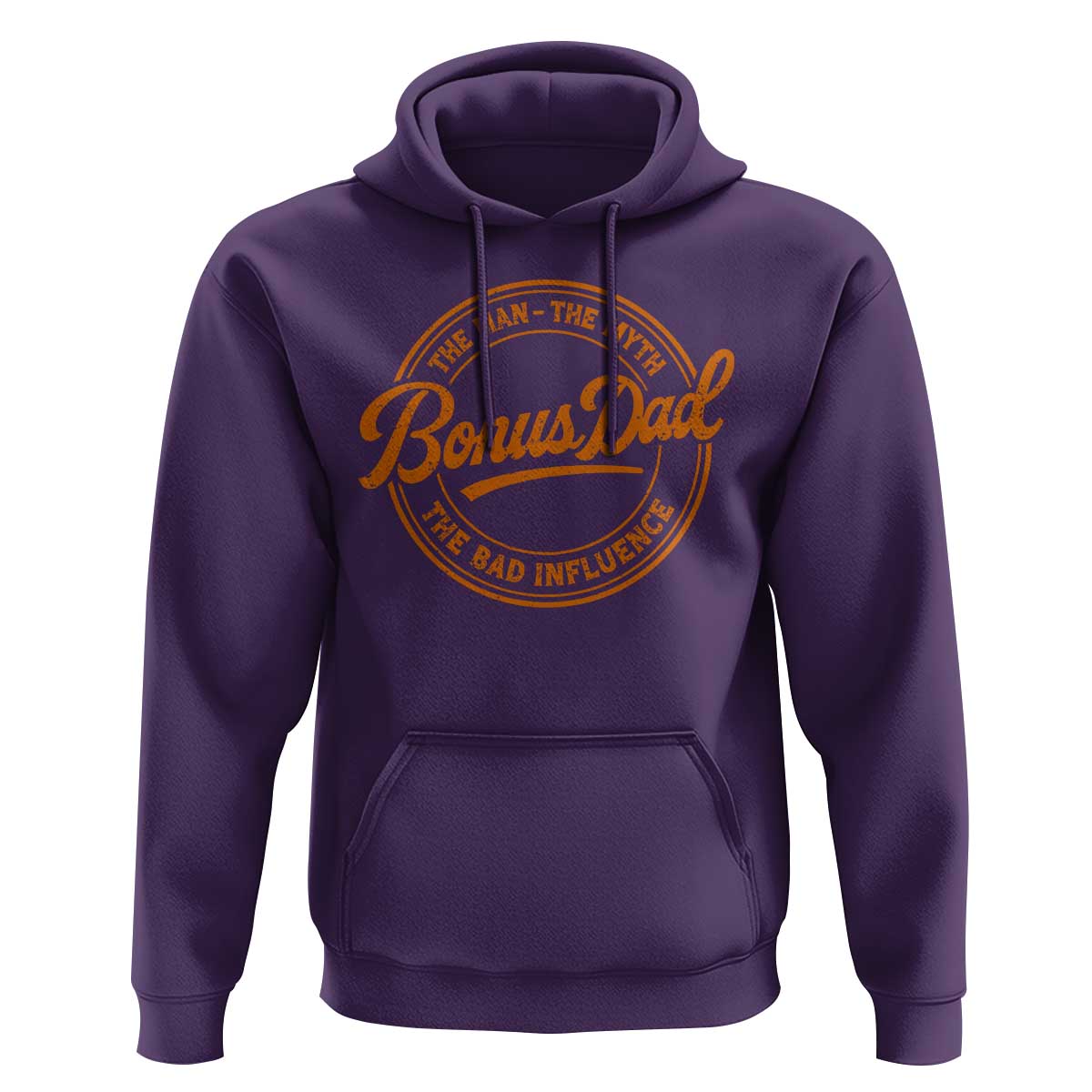 Bonus Dad Hoodie Vintage The Man Myth Bad Influence Funny Step Dad