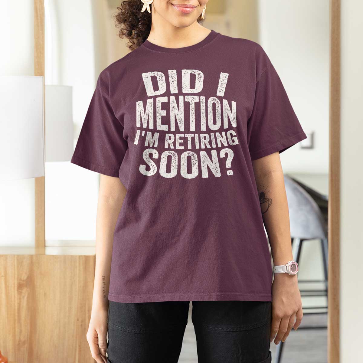 Did I Mention I'm Retiring Soon T Shirt For Women Funny Retirement Retro