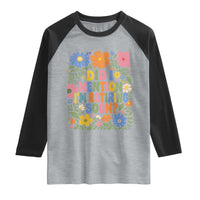 Did I Mention I'm Retiring Soon Raglan Shirt Funny Retirement Retro Boho Flower