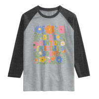 Did I Mention I'm Retiring Soon Raglan Shirt Funny Retirement Retro Boho Flower
