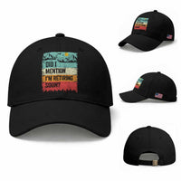 Did I Mention I'm Retiring Soon Baseball Cap Funny Retro Vintage Retirement