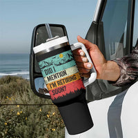 Did I Mention I'm Retiring Soon Tumbler With Handle Funny Retro Vintage Retirement