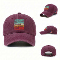 Did I Mention I'm Retiring Soon Washed Cotton Baseball Cap Funny Retro Vintage Retirement