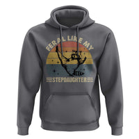 Bonus Dad Hoodie Retro Feral Raccoon Stepdad Gifts From Bonus Daughter Stepdaughter