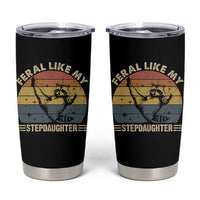 Bonus Dad Tumbler Cup Retro Feral Raccoon Stepdad Gifts From Bonus Daughter Stepdaughter