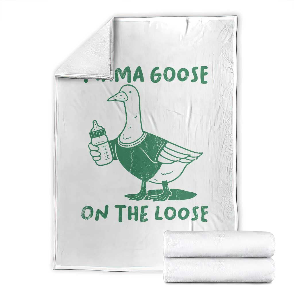 Silly Goose Mom Throw Blanket New Mom Pregnancy Announcement Mothers Day