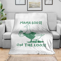 Silly Goose Mom Throw Blanket New Mom Pregnancy Announcement Mothers Day