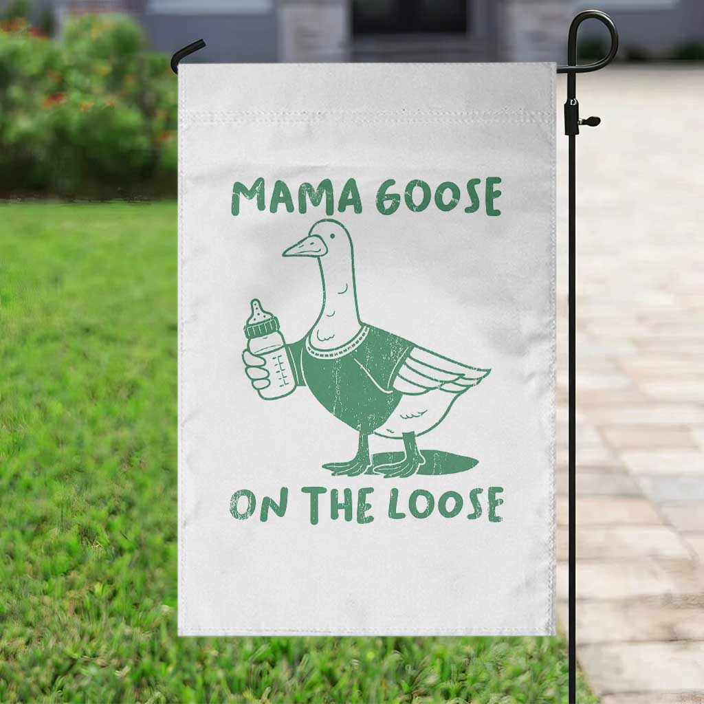 Silly Goose Mom Garden Flag New Mom Pregnancy Announcement Mothers Day
