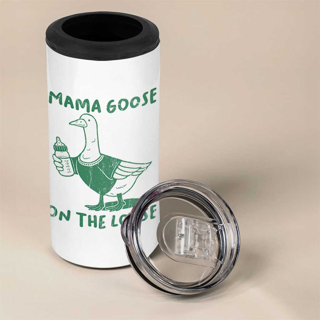 Silly Goose Mom 4 in 1 Can Cooler Tumbler New Mom Pregnancy Announcement Mothers Day