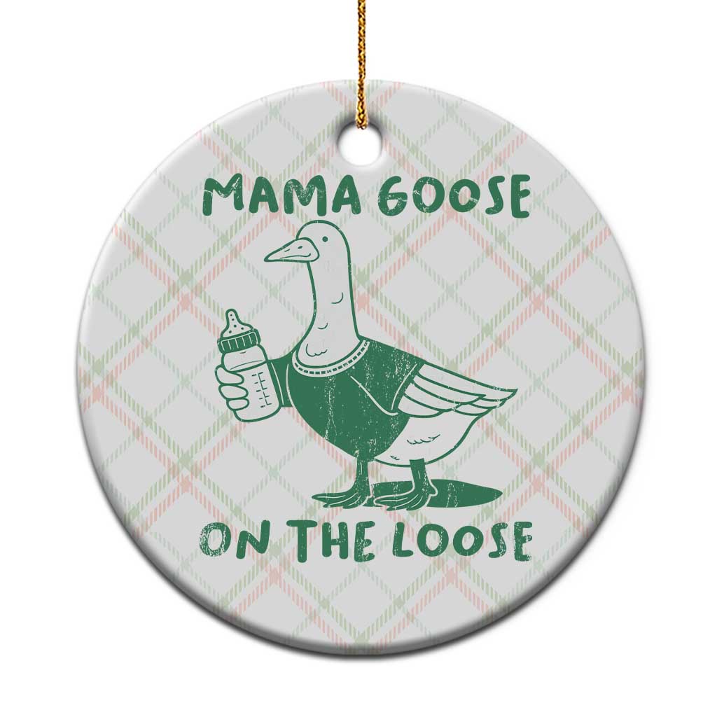 Silly Goose Mom Ceramic Ornament New Mom Pregnancy Announcement Mothers Day