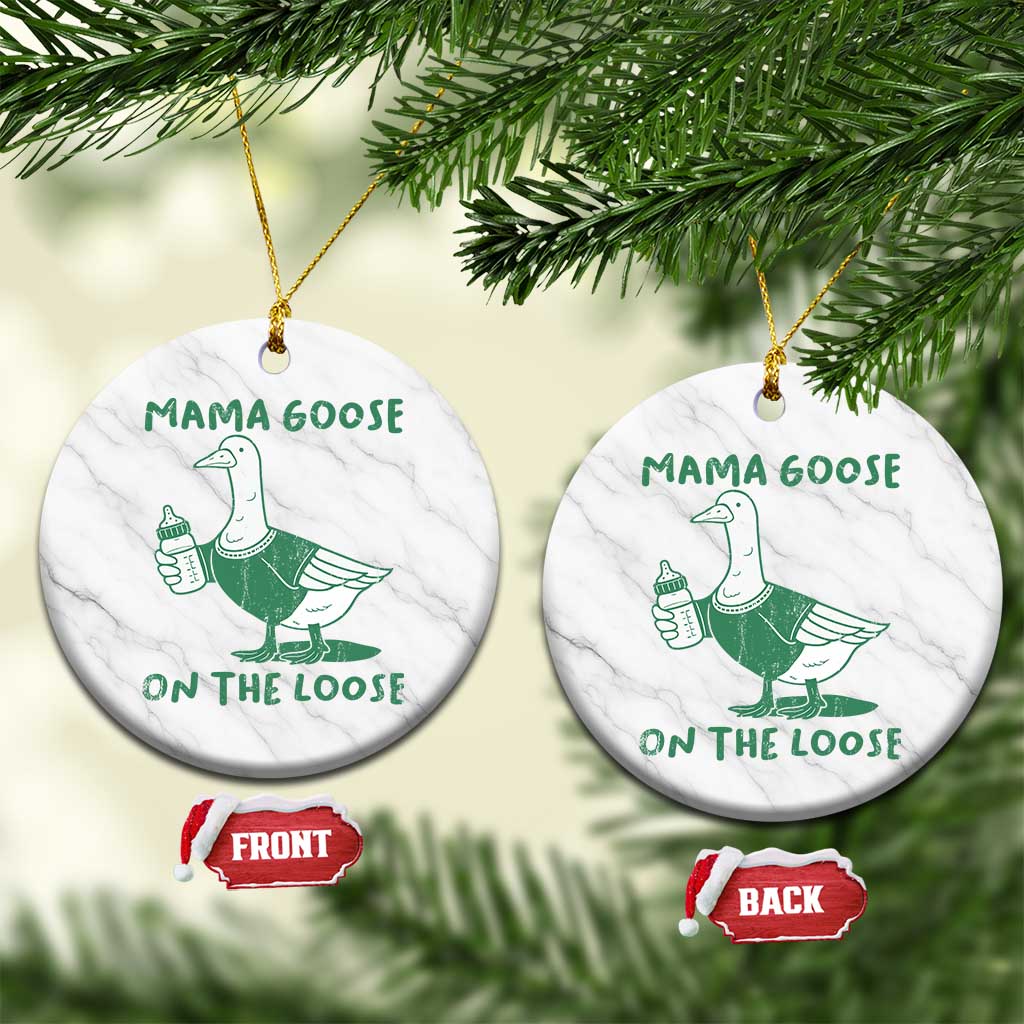 Silly Goose Mom Ceramic Ornament New Mom Pregnancy Announcement Mothers Day