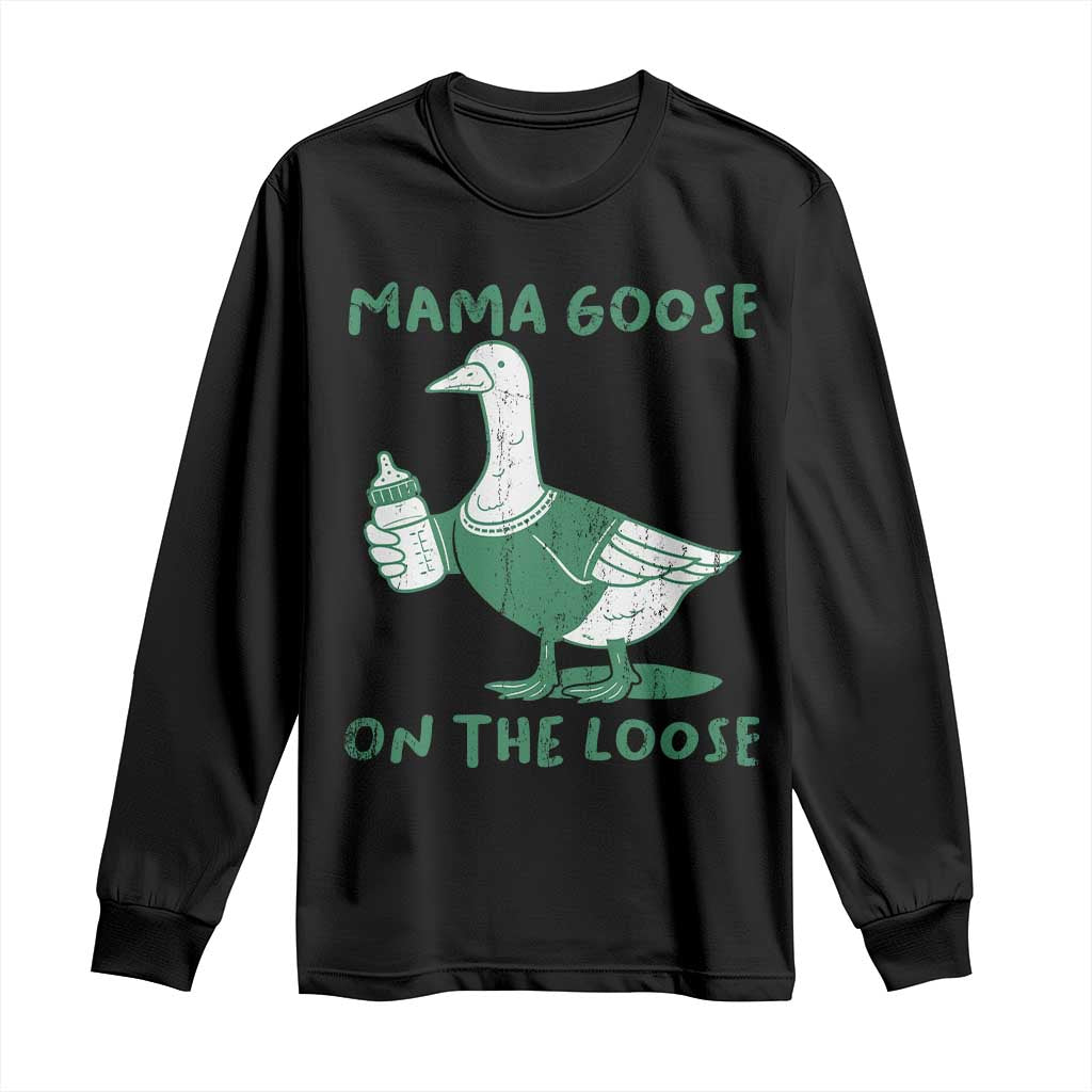 Silly Goose Mom Long Sleeve Shirt New Mom Pregnancy Announcement Mothers Day