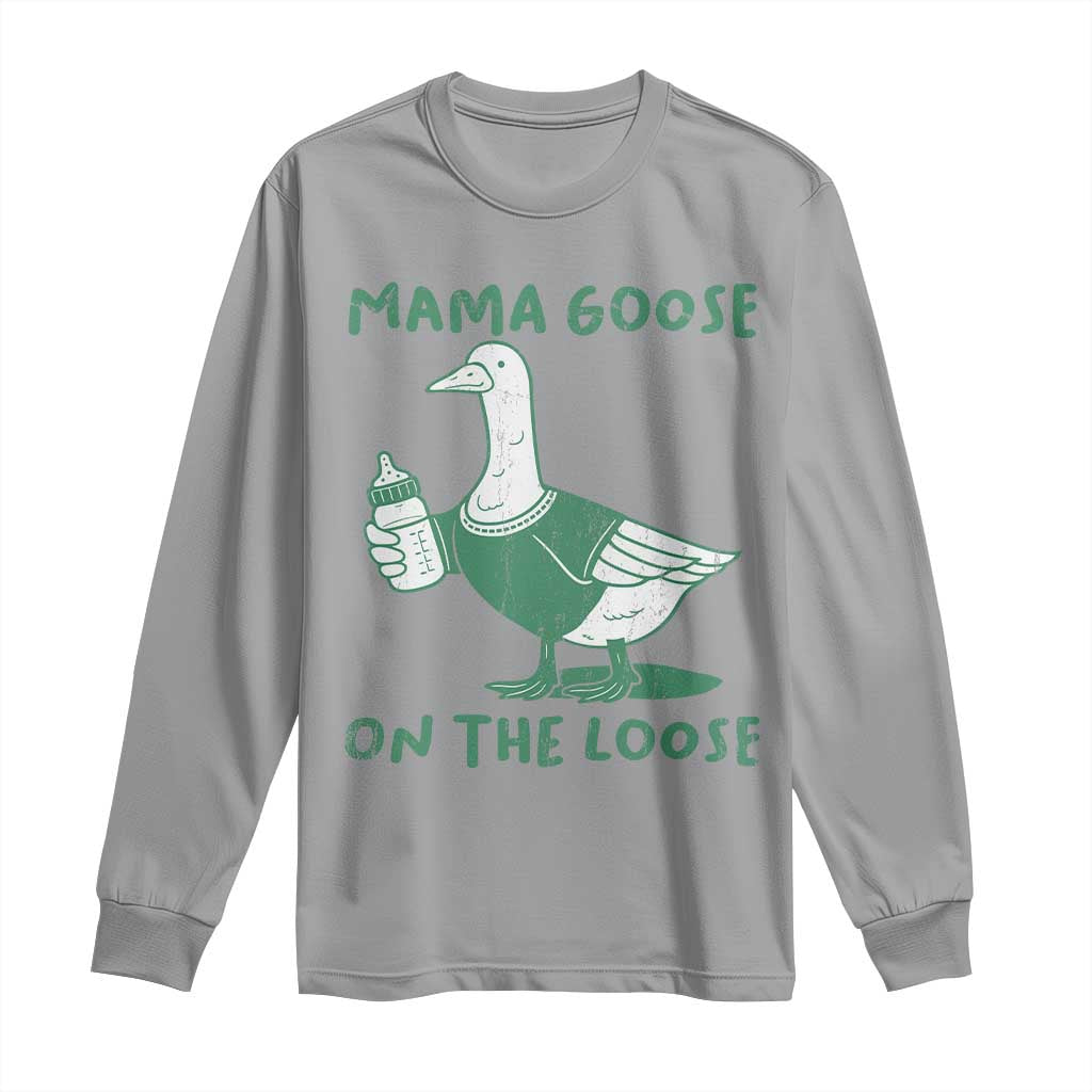 Silly Goose Mom Long Sleeve Shirt New Mom Pregnancy Announcement Mothers Day